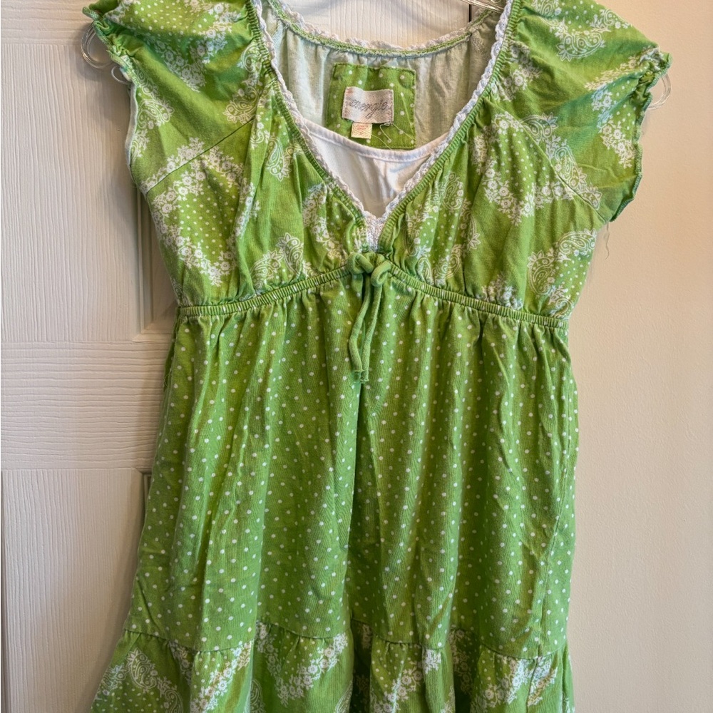 Energie Green Polka Dot Top